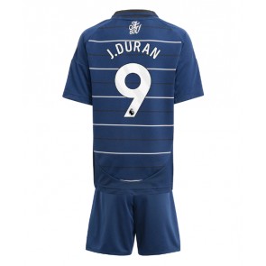 Aston Villa Jhon Duran #9 Dětské Alternativní dres komplet 2024-25 Krátký Rukáv (+ trenýrky)